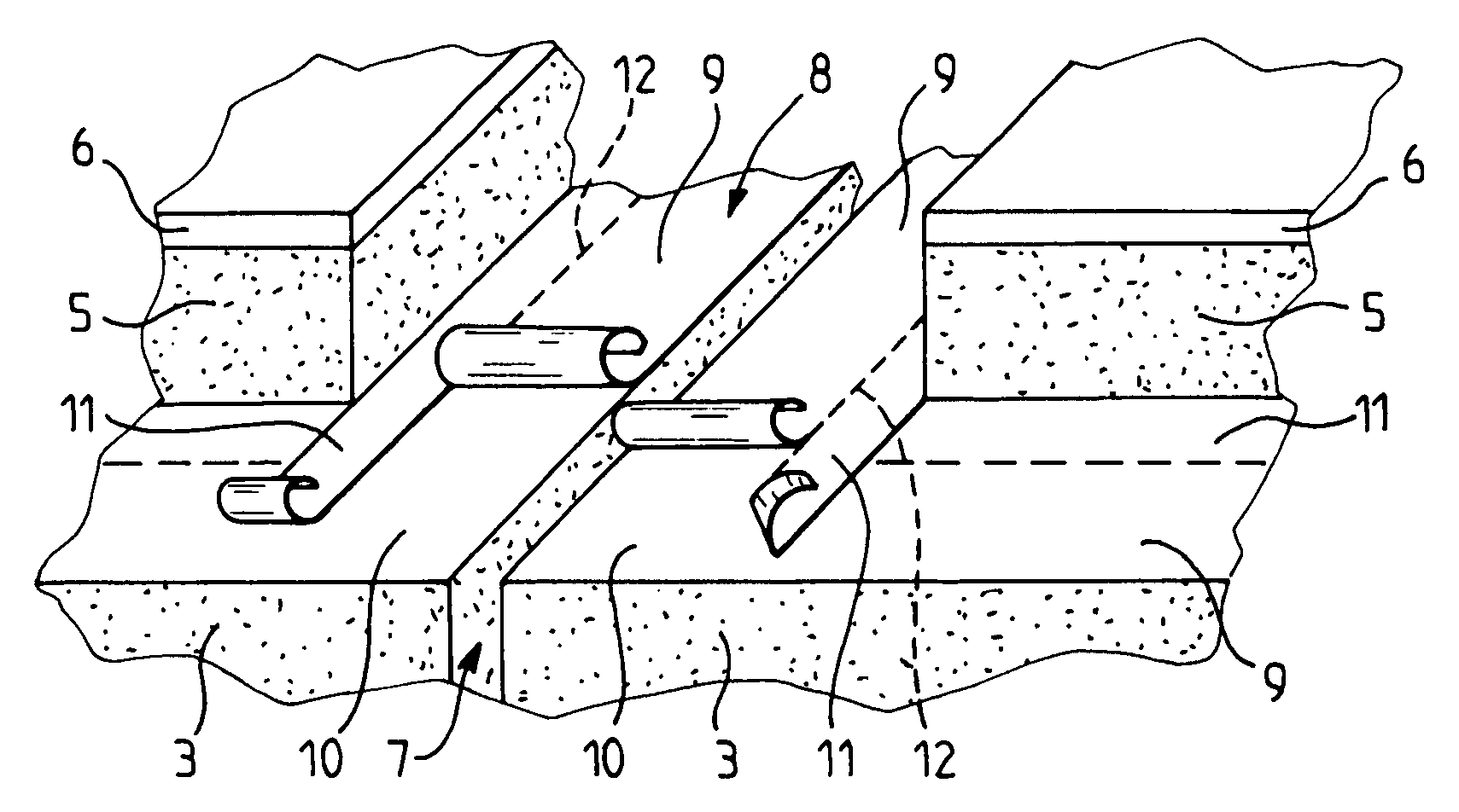 Prefabricated panel with protective film