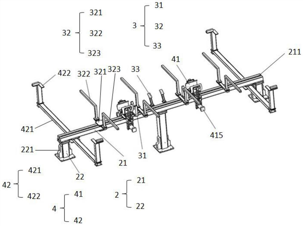 Heliostat body assembling device