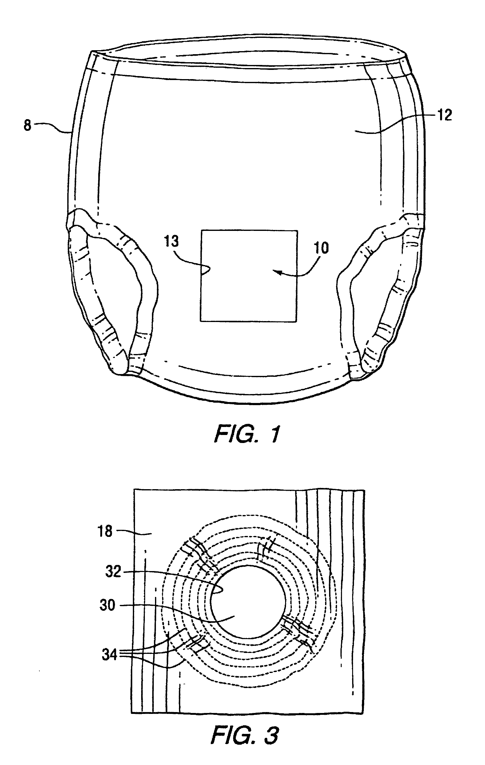 Adult male disposable incontinence system for disposable underwear