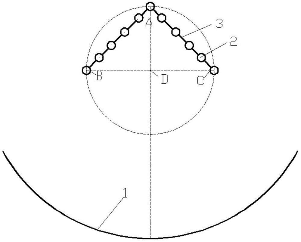 Loop heat pipe solar system with fins of different heights in heat collection pipes