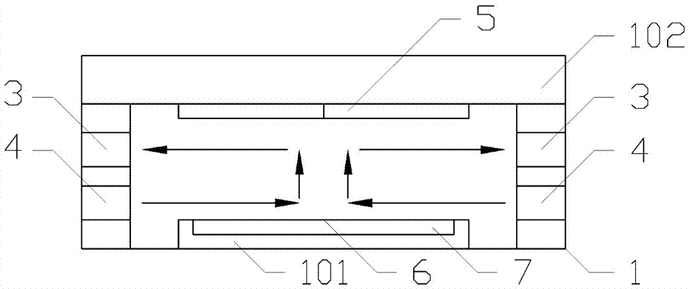 Device and method for recycling hot gas and reaction liquid in thin-film deposition by water-bath method