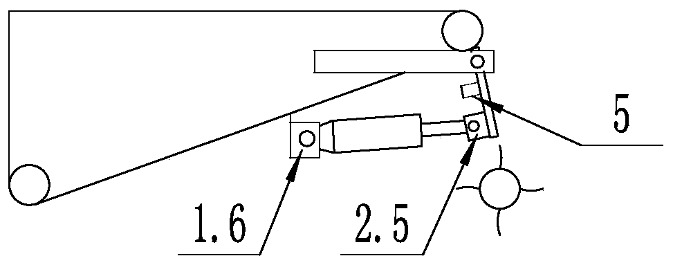 Novel spraying-direction gradual-change type mortar throwing-ejection device