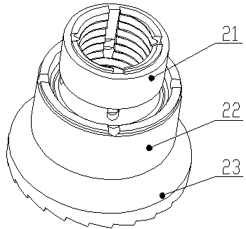 Shape memory alloy eccentric locking device and mounting method thereof