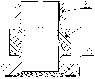 Shape memory alloy eccentric locking device and mounting method thereof