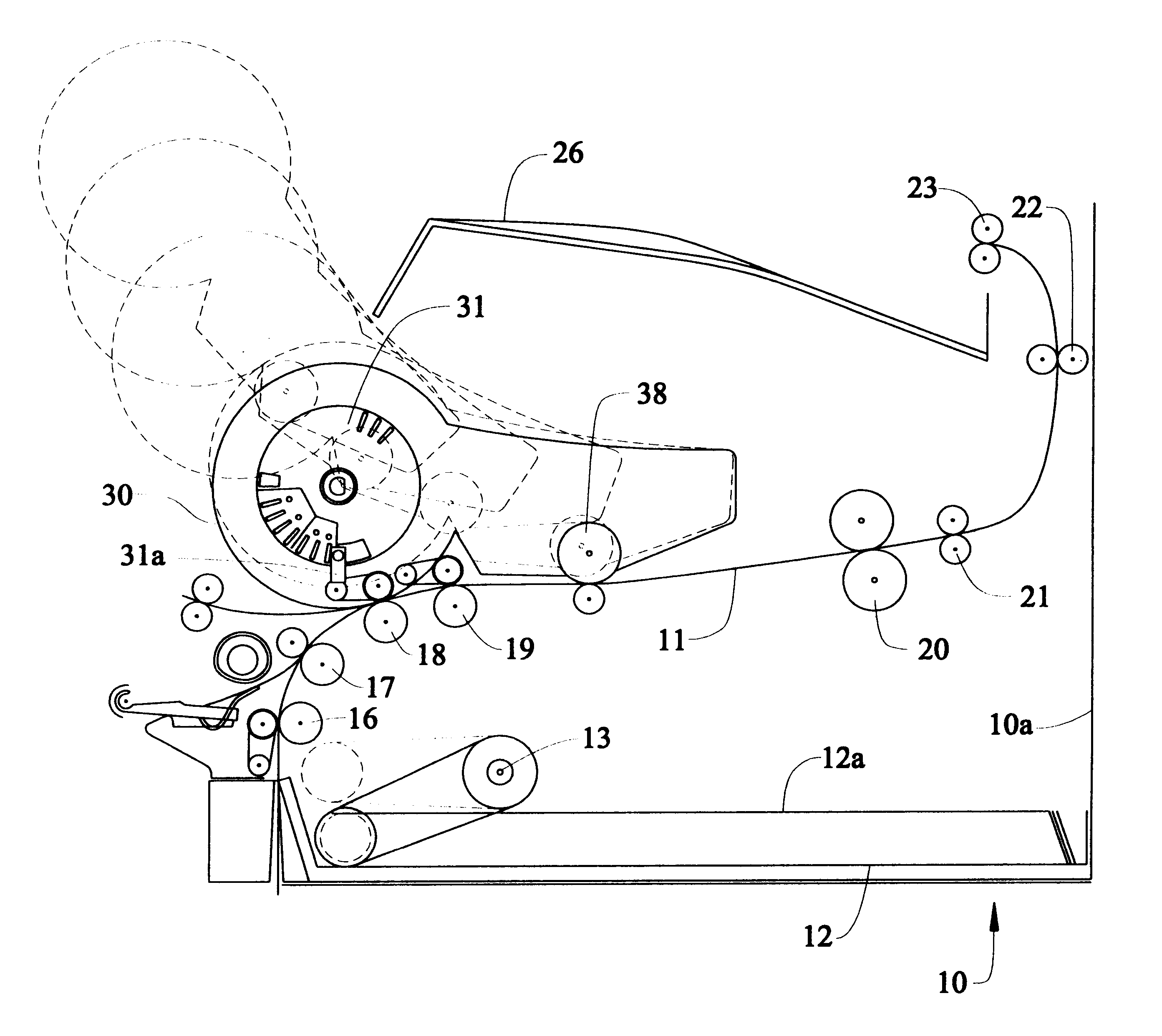 Toner cartridge having encoded wheel