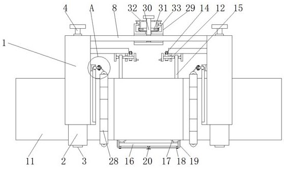 Tubular busbar cutting device