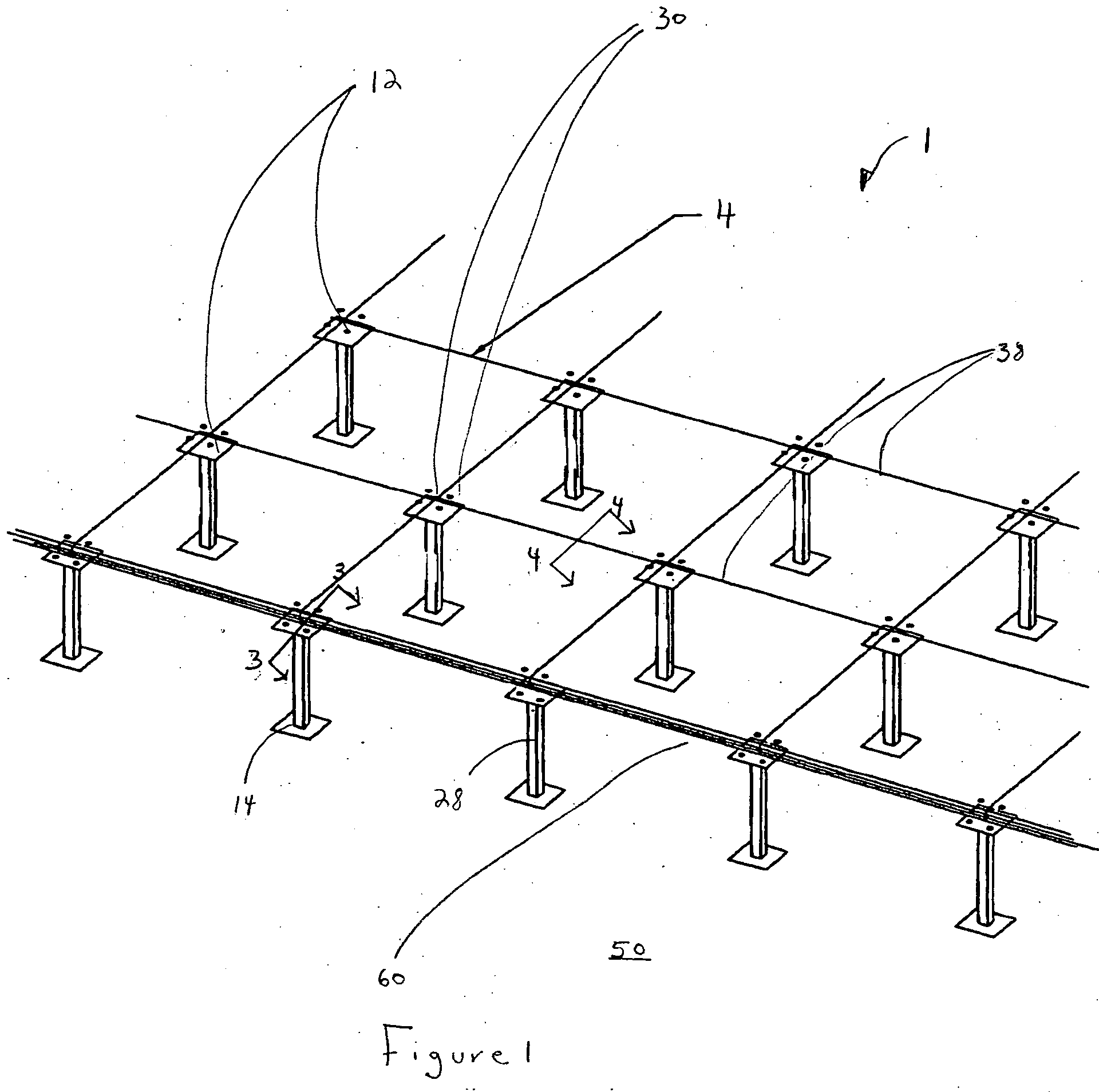 Modular access floor system with airseal gasket