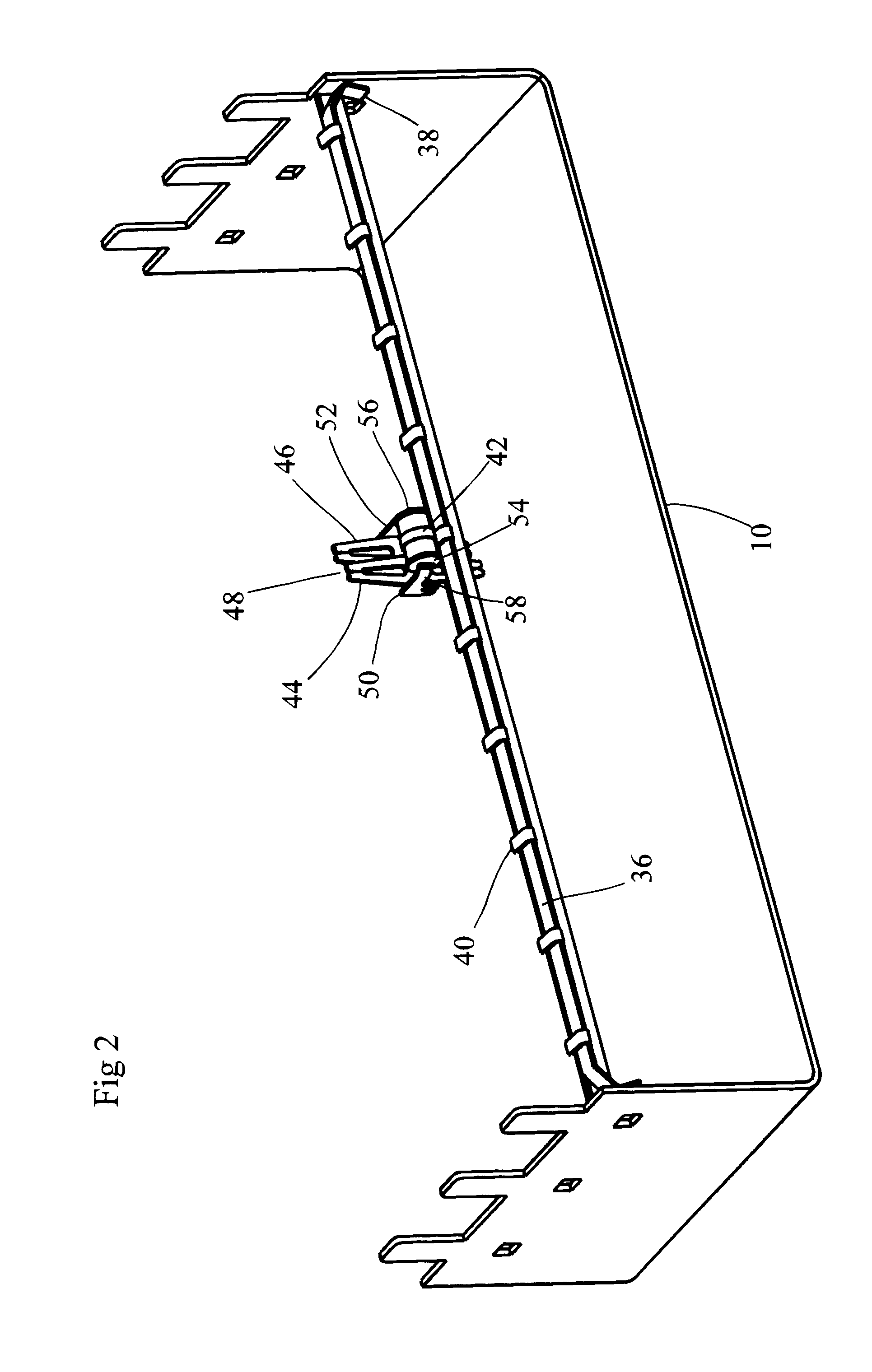 Electrical terminal array with insulation displacement connectors and surge arrestors