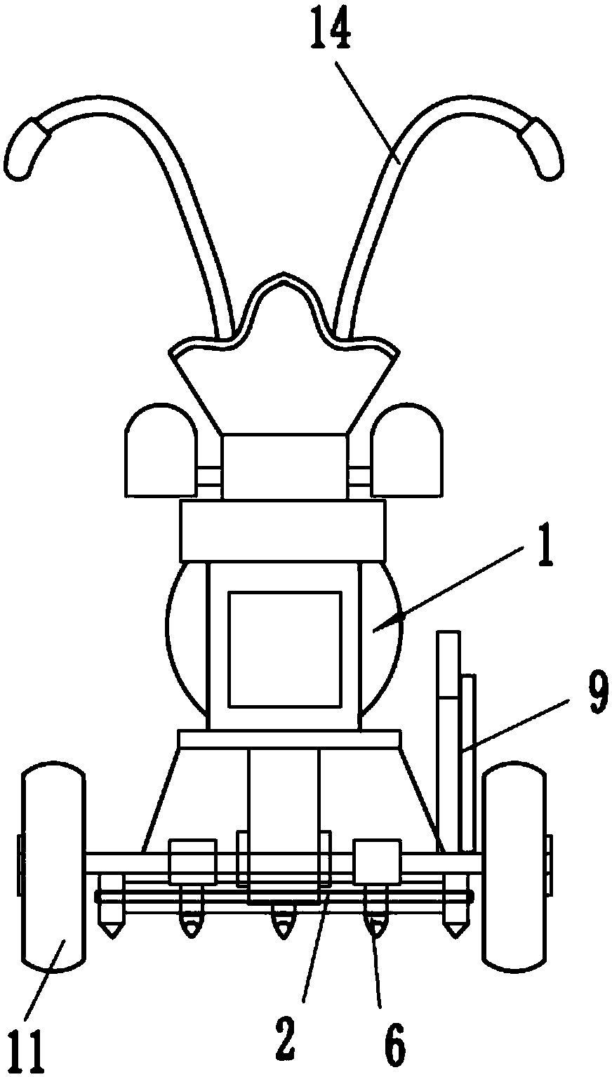 Multifunctional agricultural cultivating machine