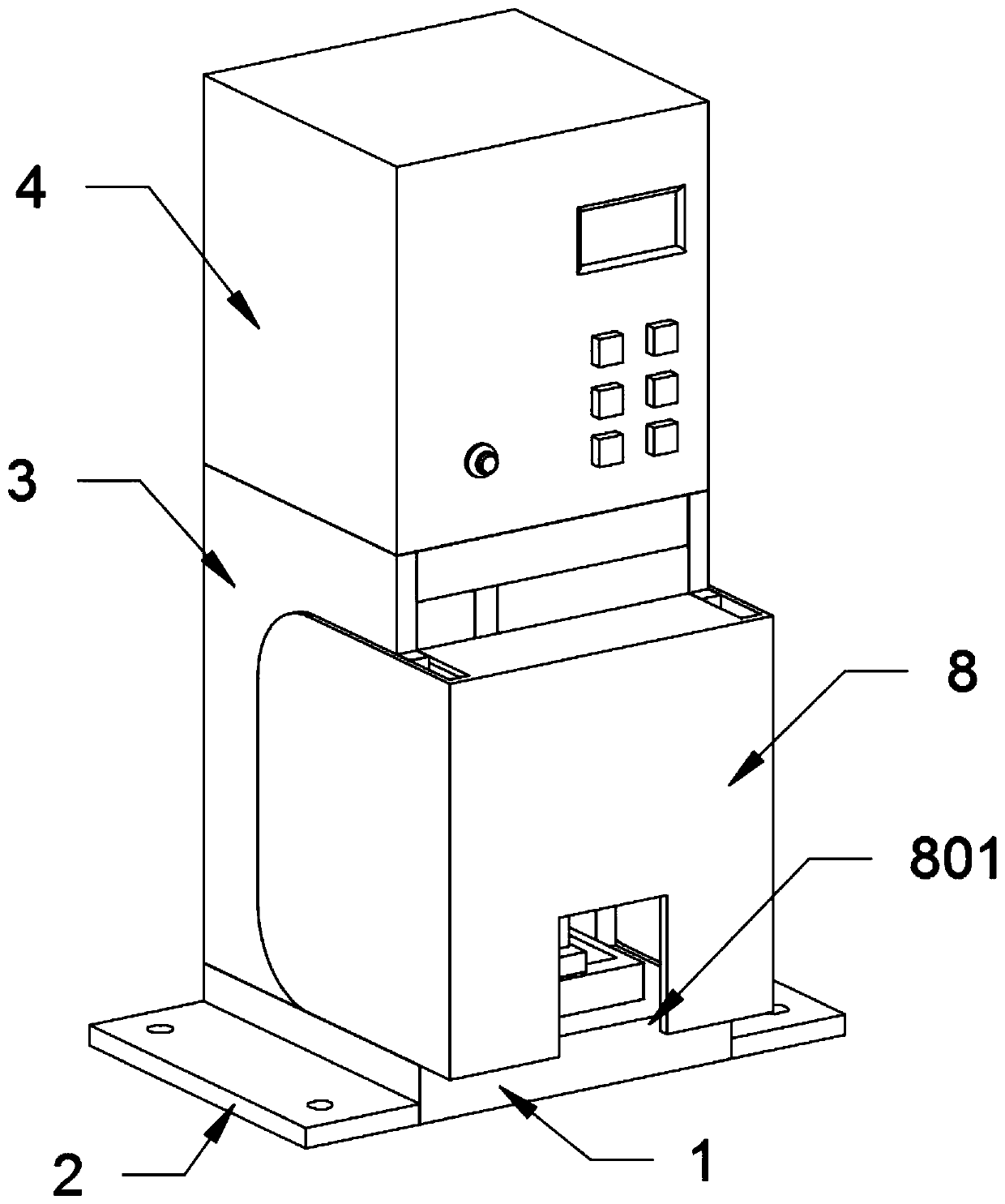 Silent wire harness press fitting machine