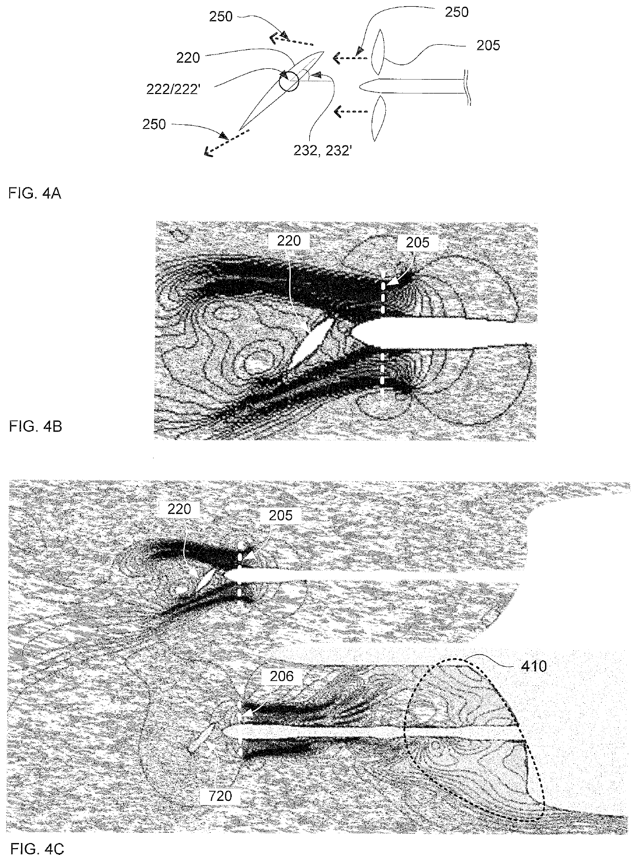 Navigation system with independent control of lateral and longitudinal thrust