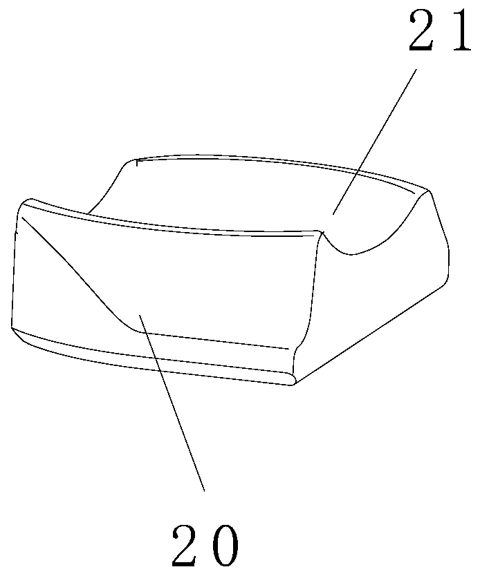 Single-condyle knee joint prosthesis