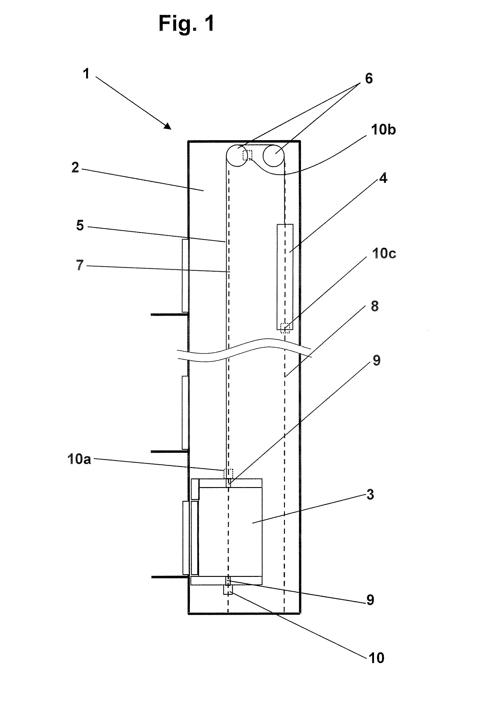 Elevator installation, a guide rail of an elevator installation, brake equipment of an elevator installation and a method for guiding, holding and braking an elevator installation