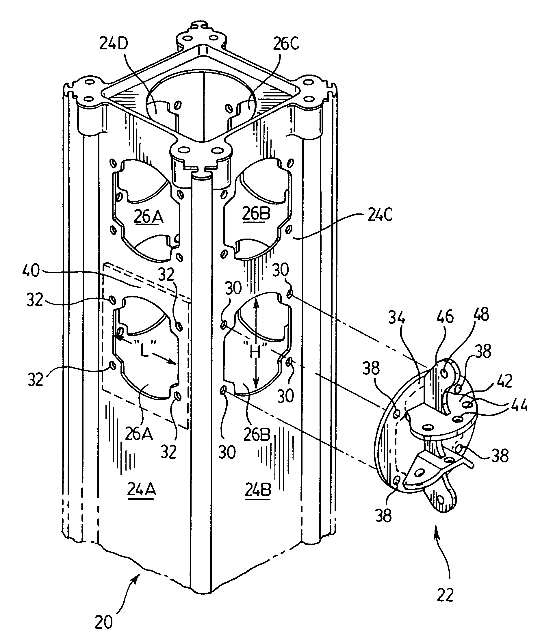 Modular tower structure