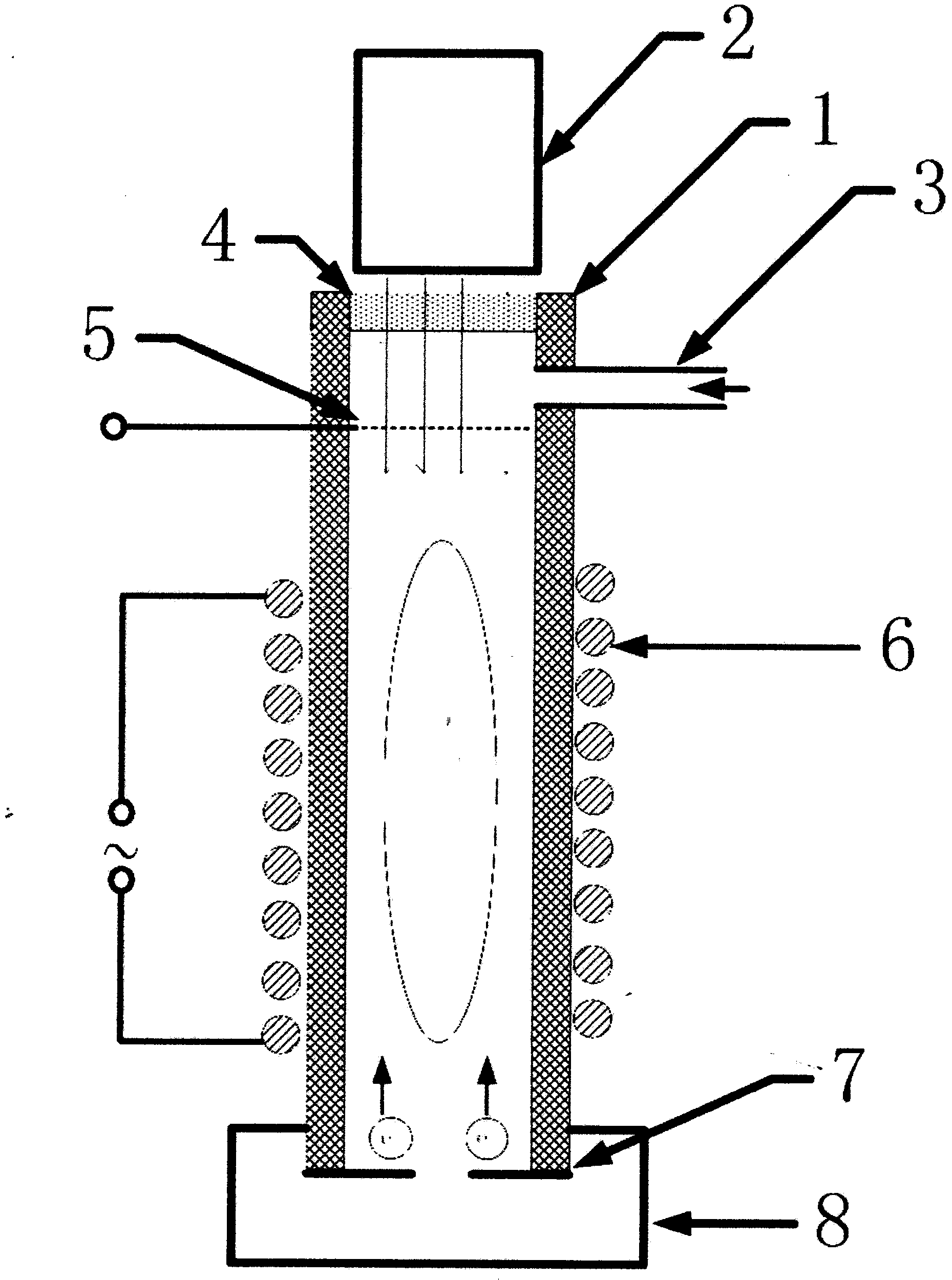 Radio-frequency discharge ionization device enhanced by using photoelectric effect