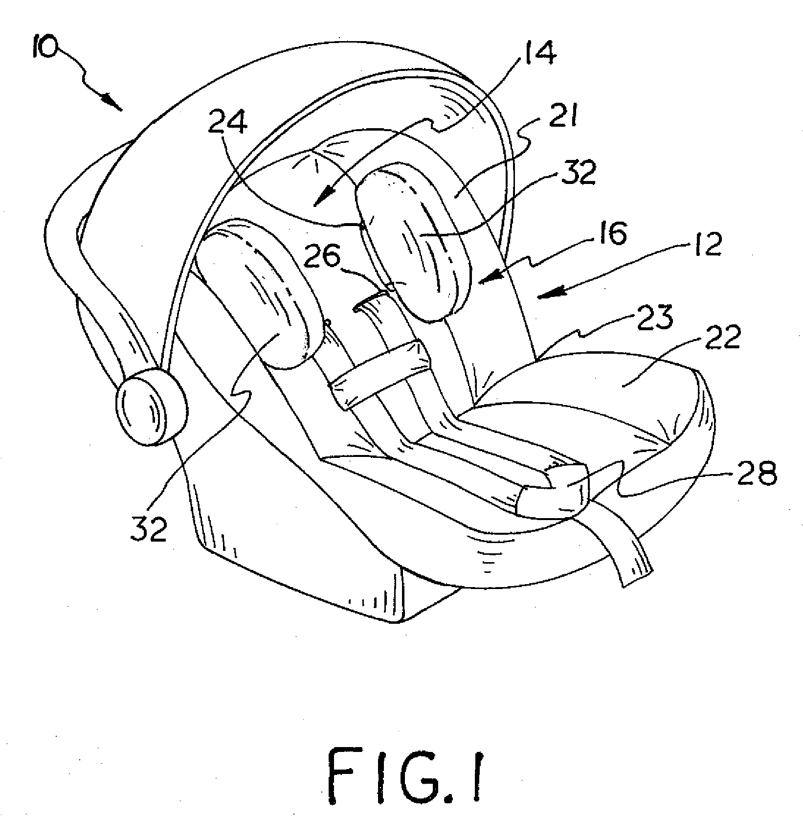 Head Support and Seat Pad Assembly for a Child Seat