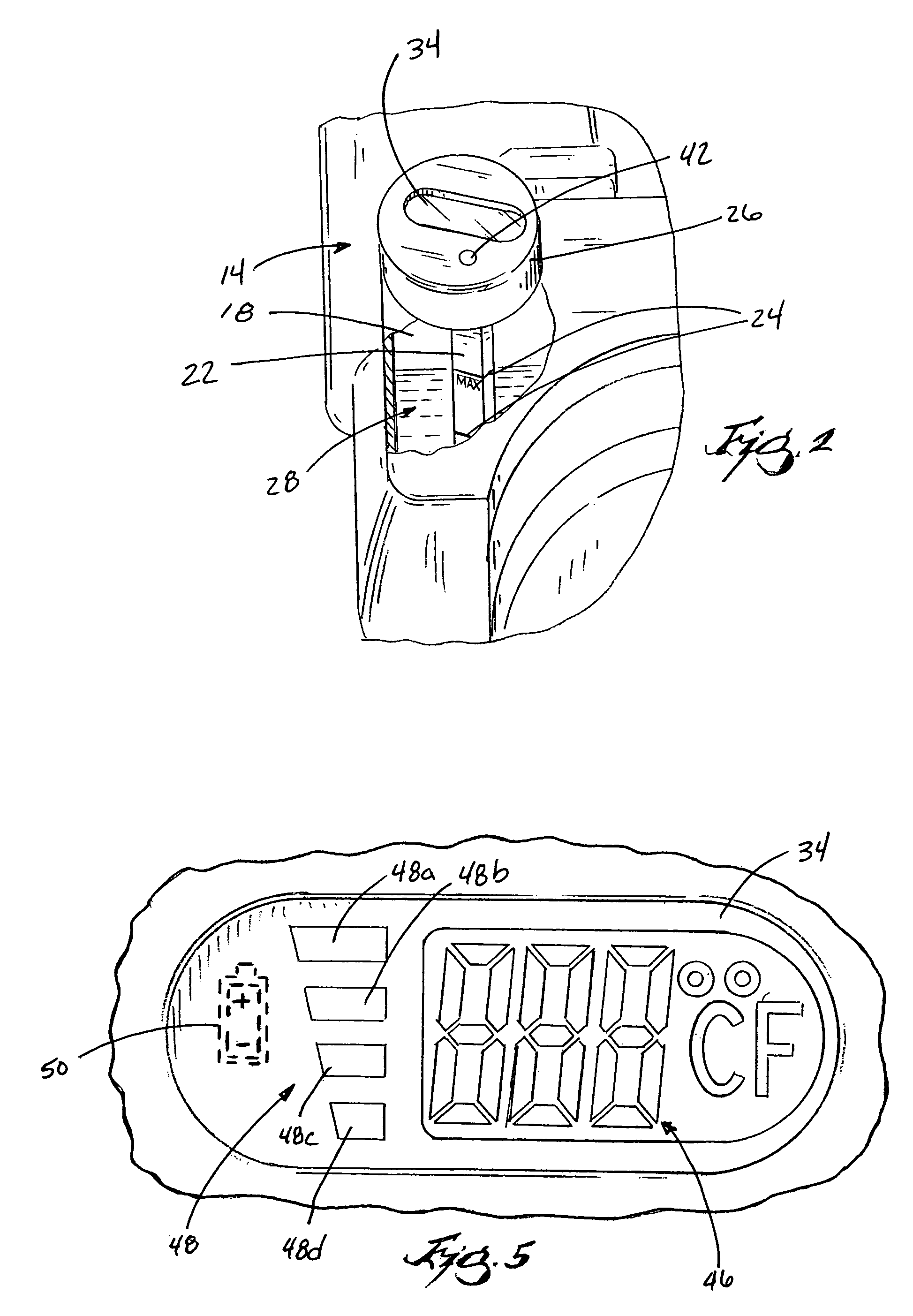 Apparatus for indicating oil temperature and oil level within an oil reservoir