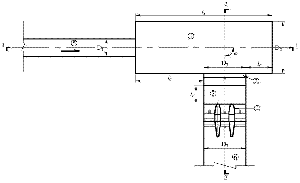 Flow state connected building suitable for supercritical flow bend