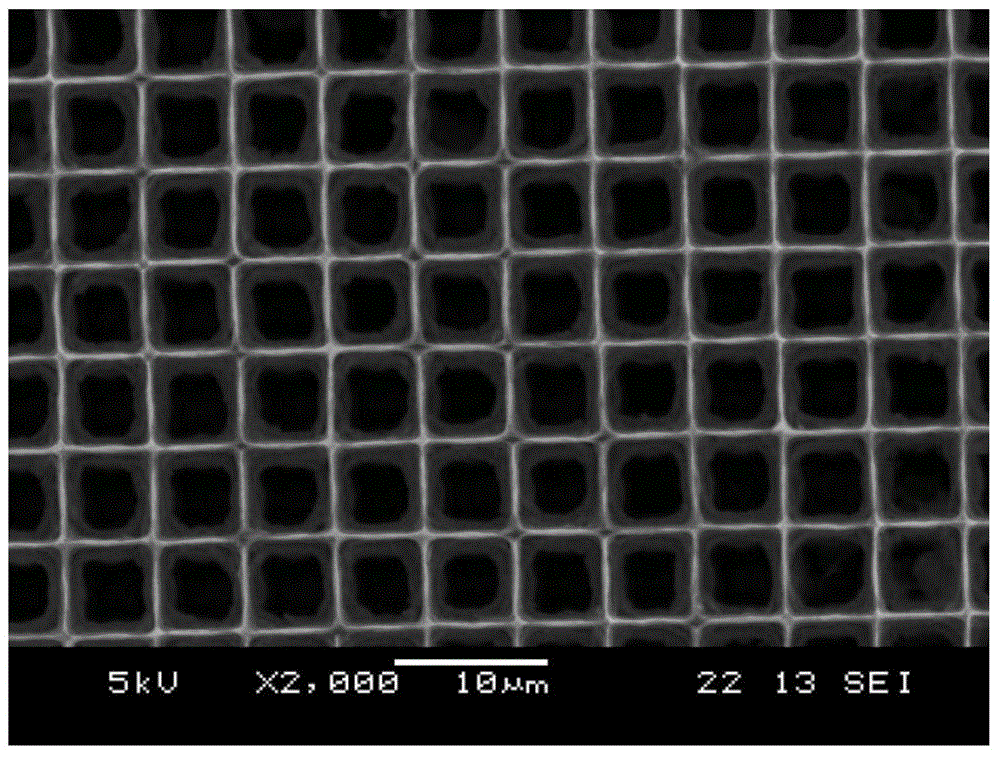 P-type silicon microchannel based surface uniform nano modification method