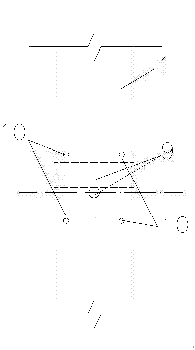 Low-damage self-resetting fabricated concrete two-way frame beam-column joint