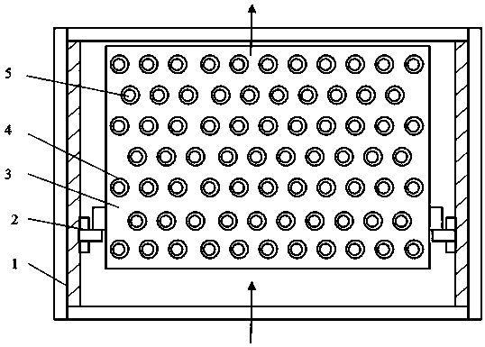 Studded tube with uniform flow cover and heating furnace with studded tube