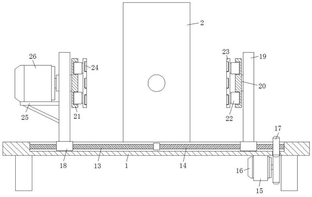 Dead-corner-free efficient drilling equipment for power distribution cabinet production