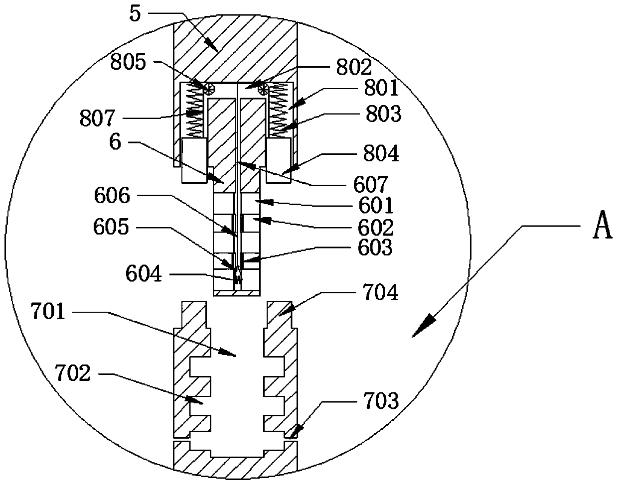 Filling pile double-pile-casing construction technology