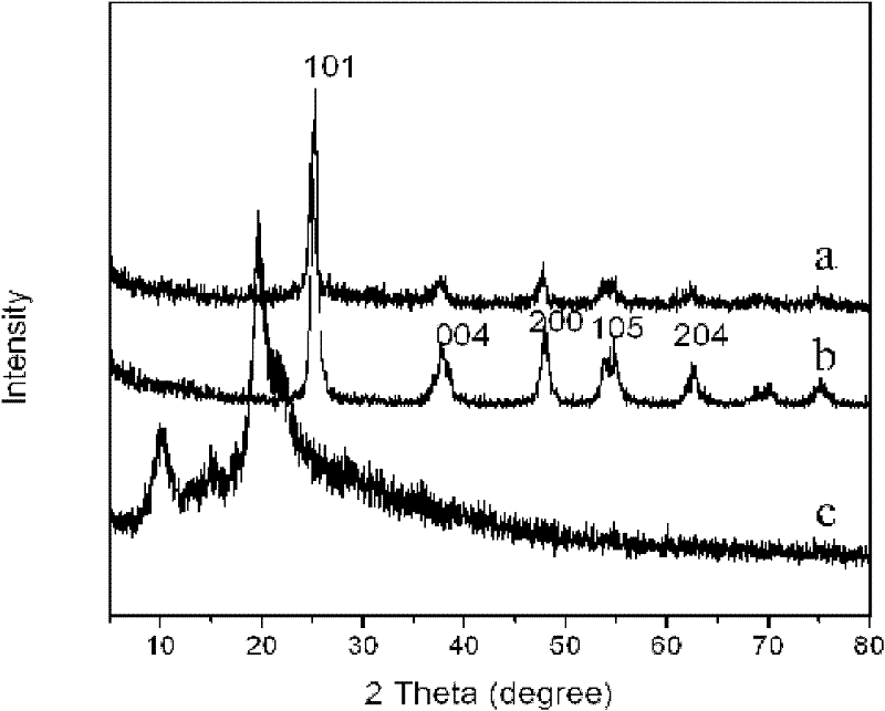 Composite film with photocatalytic oxidability and preparation method thereof