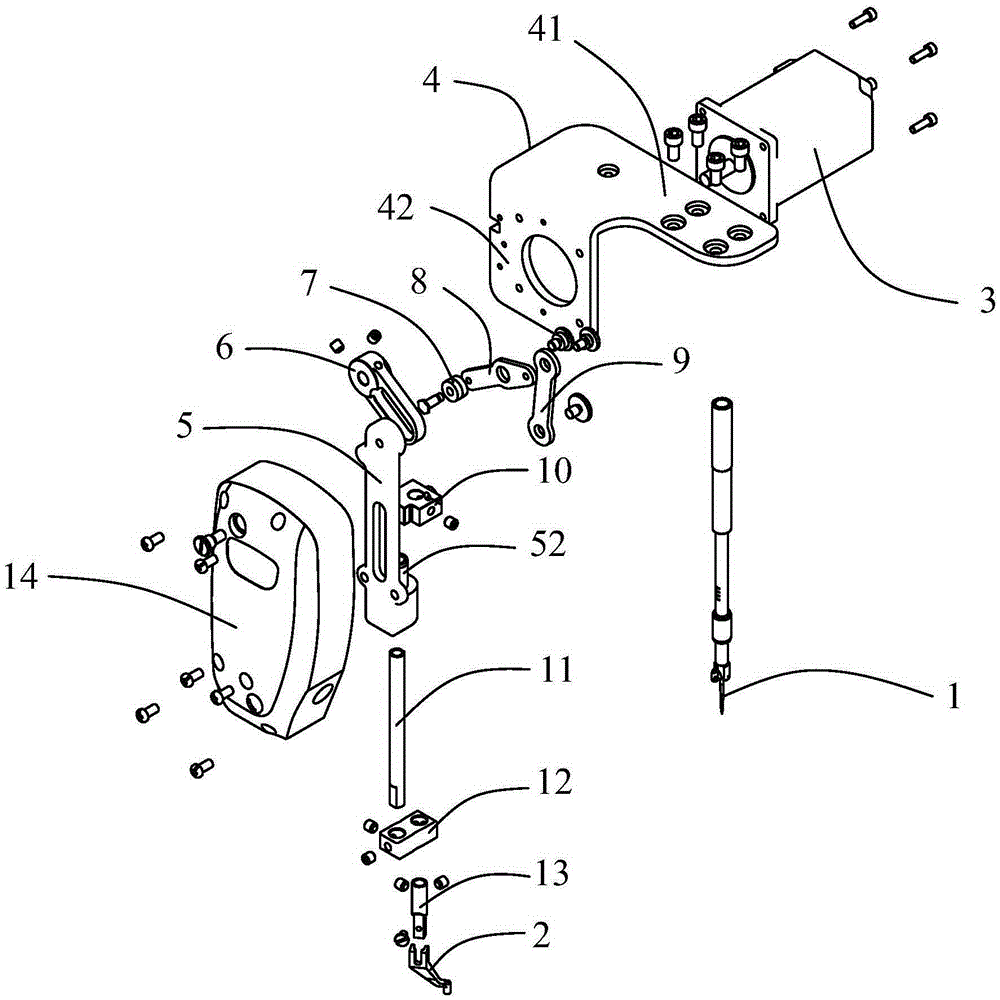 Modular middle presser foot device and sewing machine