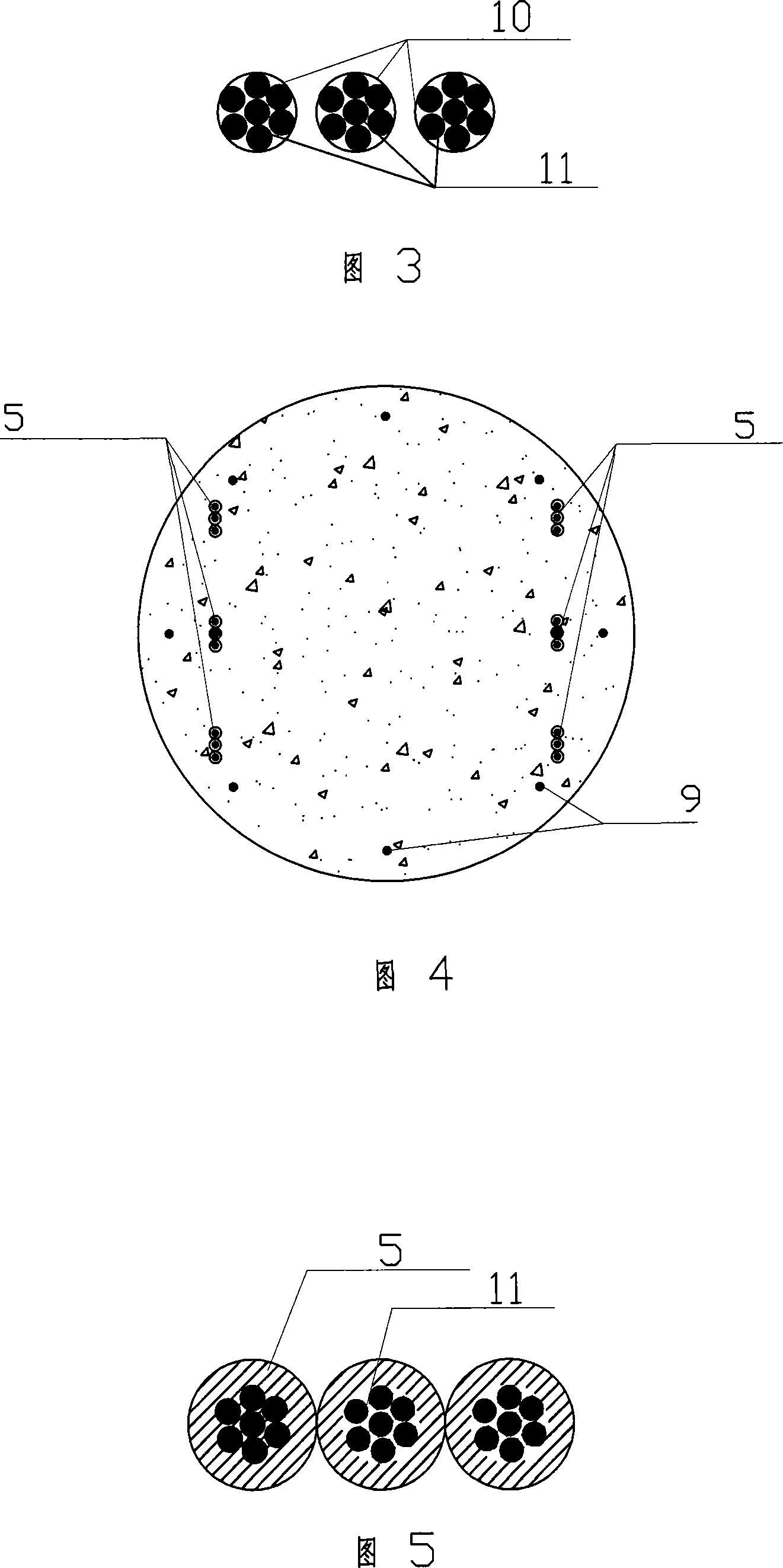 Application method of novel post-tensioned pre-stress soil blocking pile