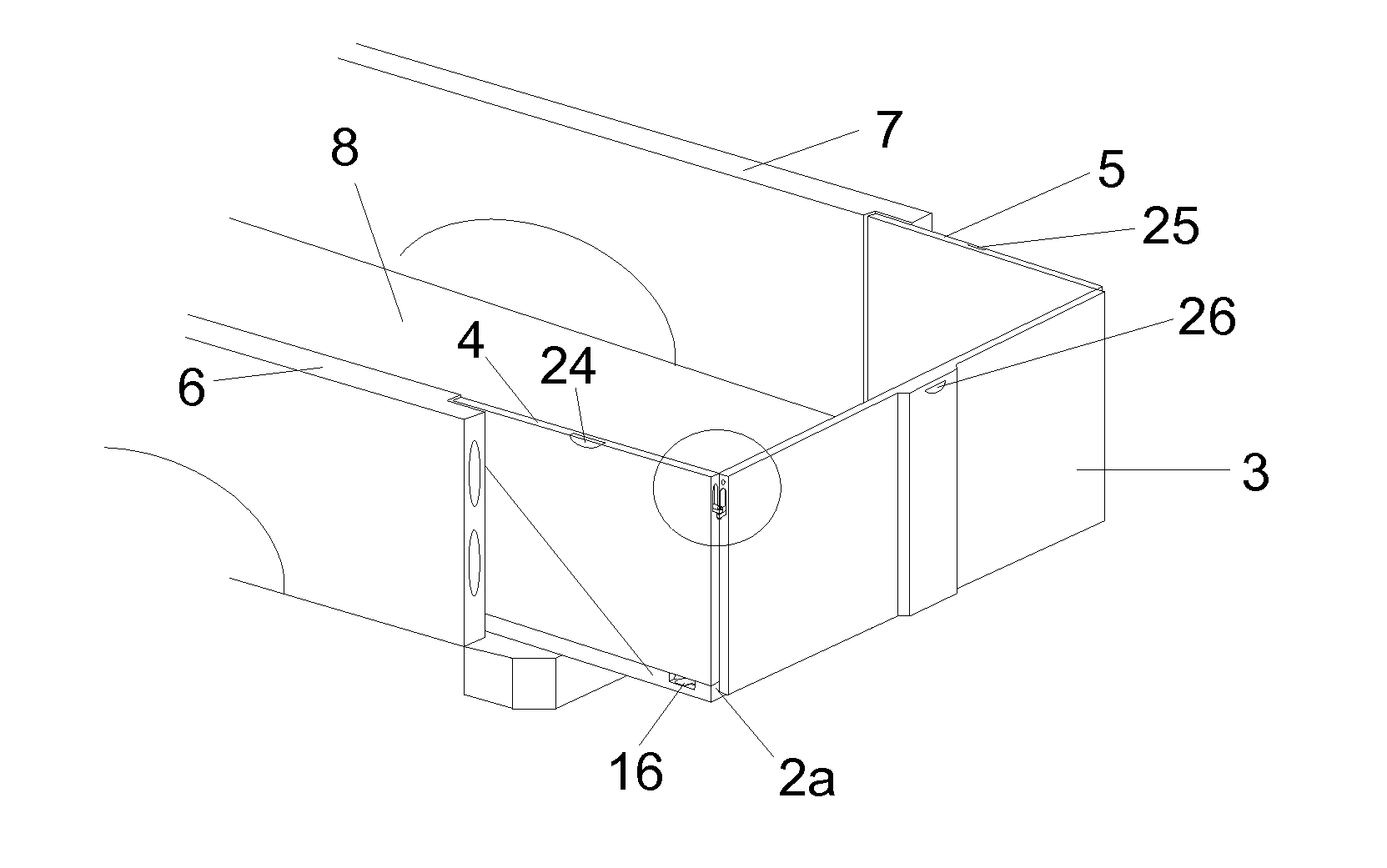 Vehicle Cargo Bed Extender-Tailgate Assembly