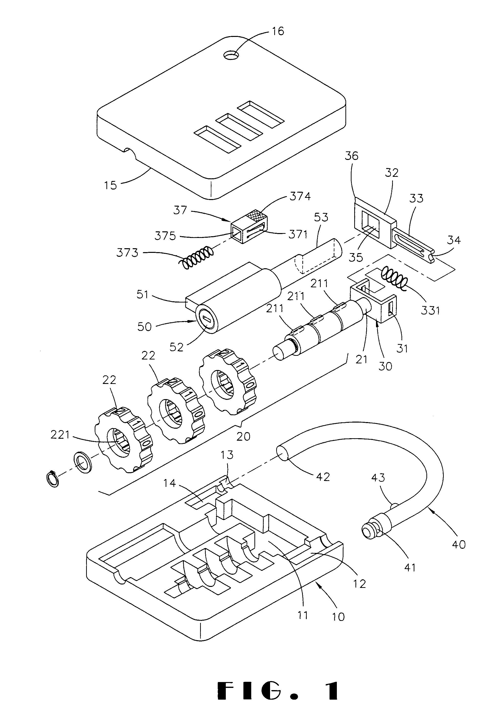 Combination lock and padlock combination