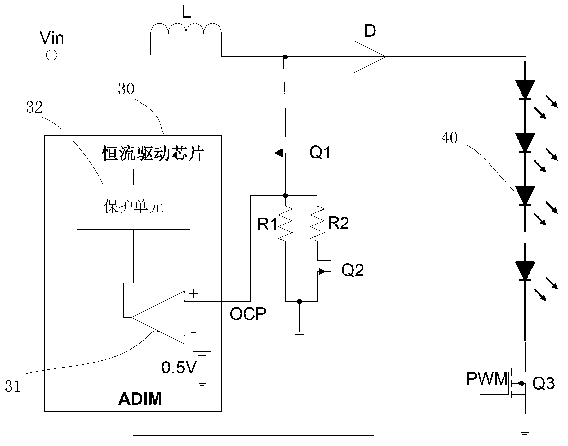 Backlight drive circuit, driving method thereof and liquid crystal device