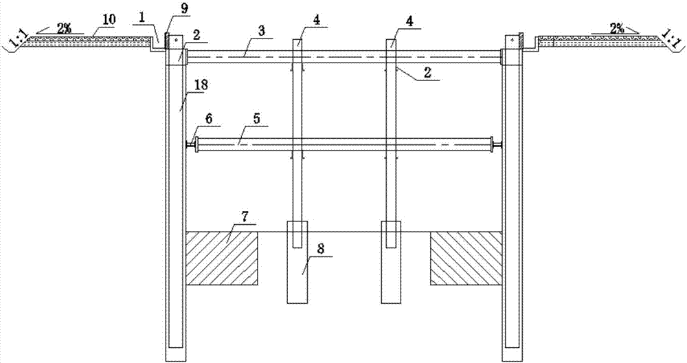 A construction method for excavation of ultra-wide and low-permeability silt deep foundation pits