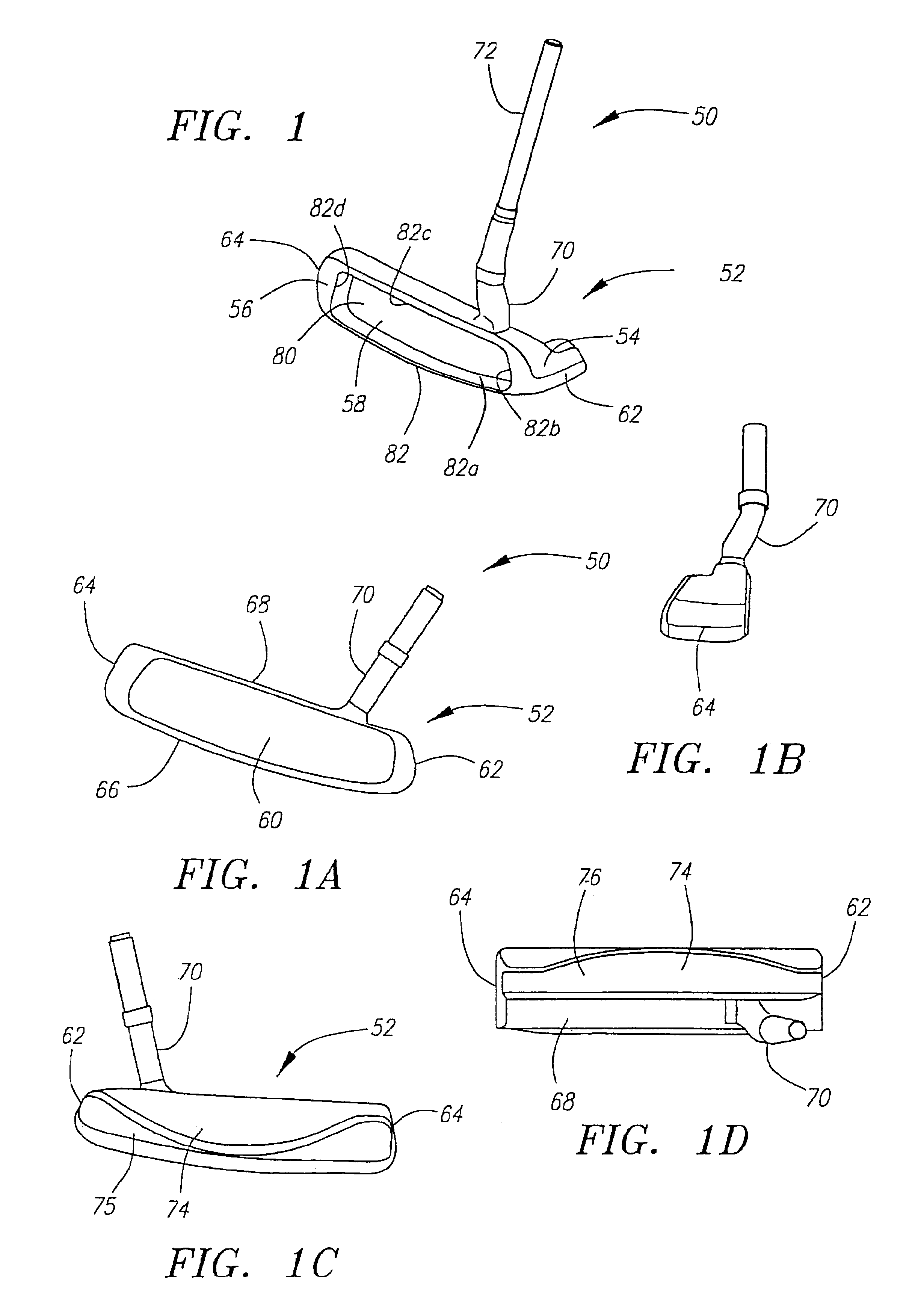 Insert for golf club head