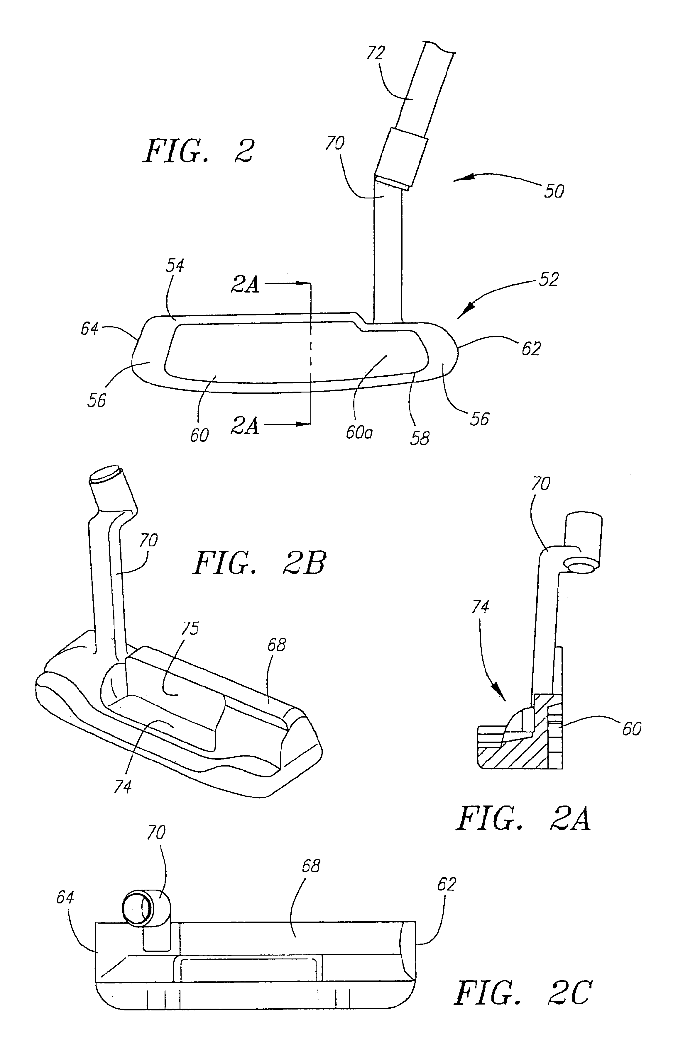 Insert for golf club head