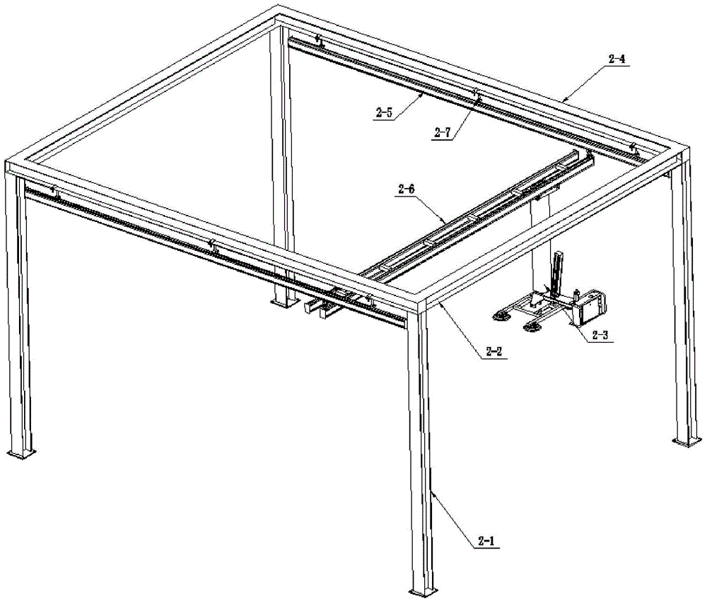 A cylindrical suction cup machine and a gantry frame type cantilever suction cup machine