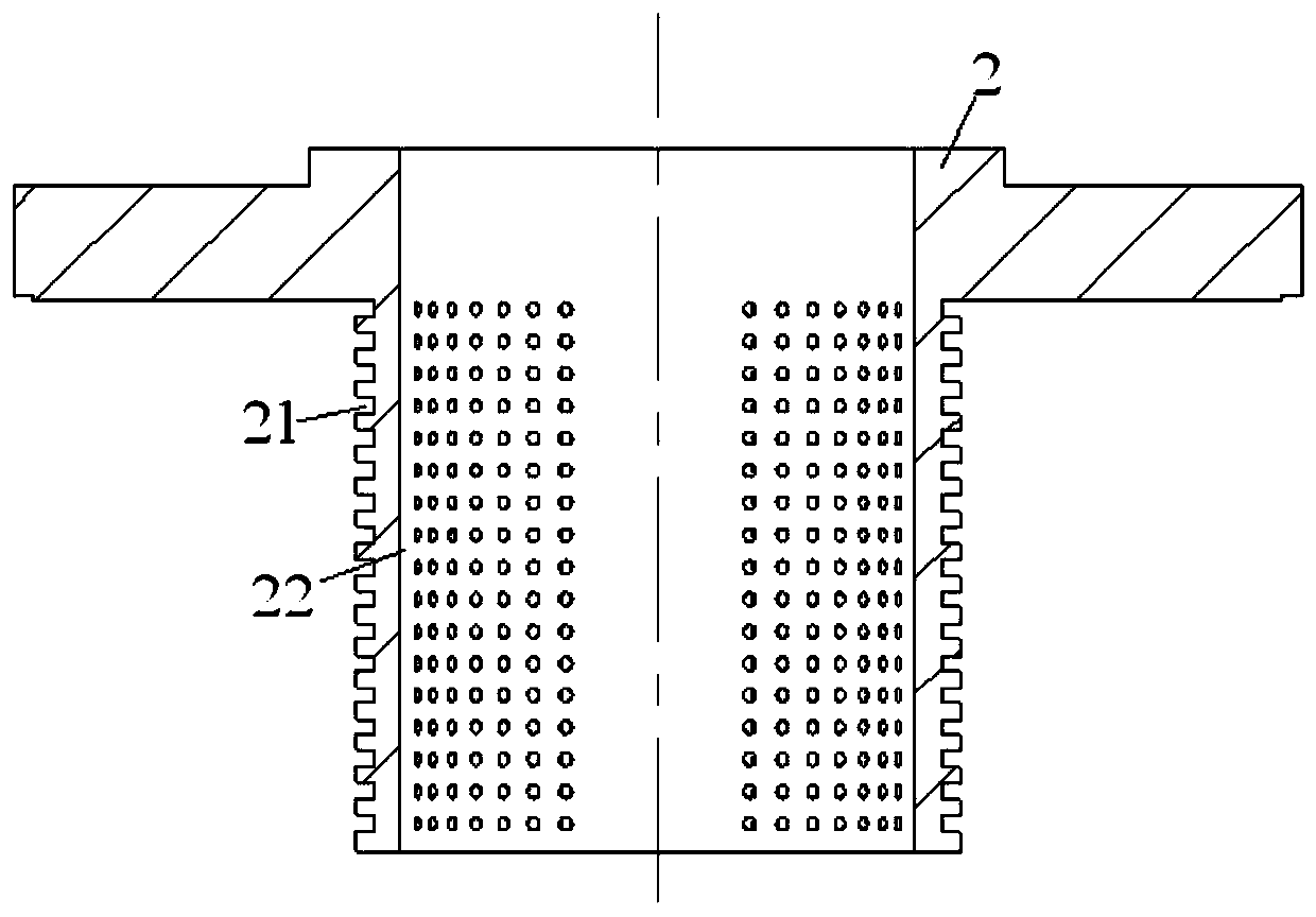 A control valve labyrinth disc assembly structure with guide sleeve