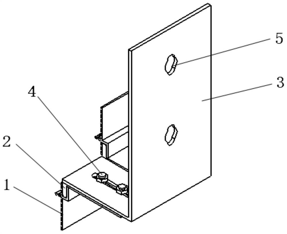 Marble slab anchoring part