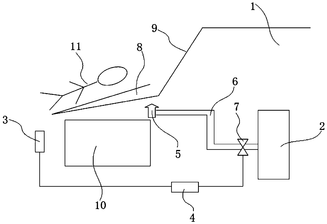 Hydrogen energy automobile engine cover jacking device