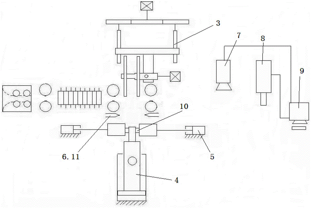 Online steel wire rod cold heading test recording method and system