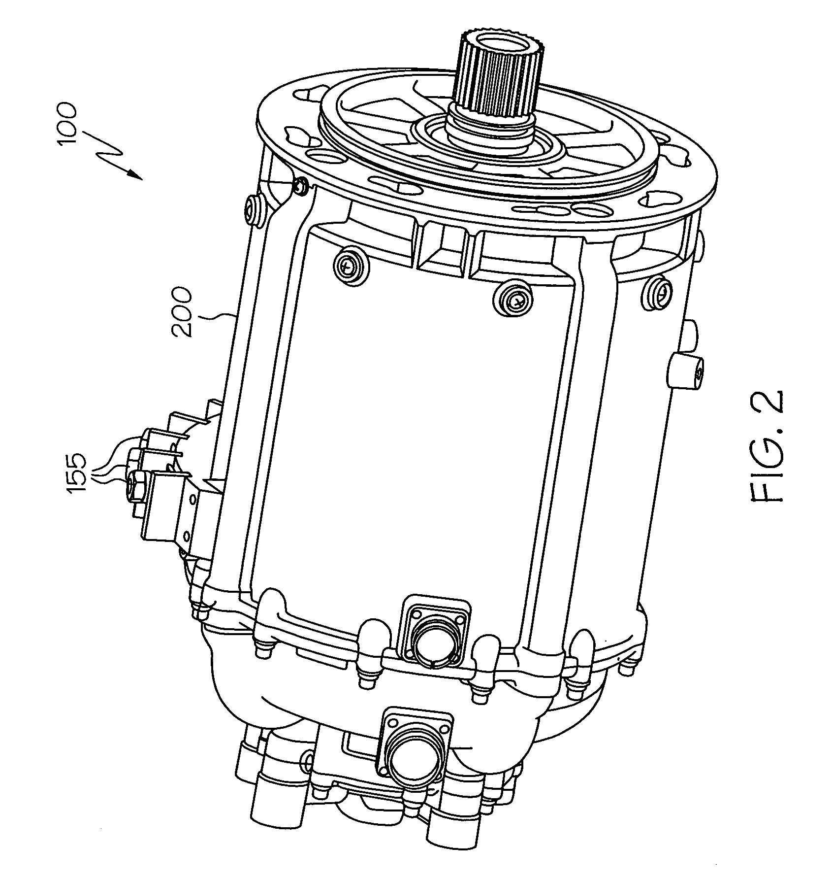 Hybrid gas turbine engine starter-generator