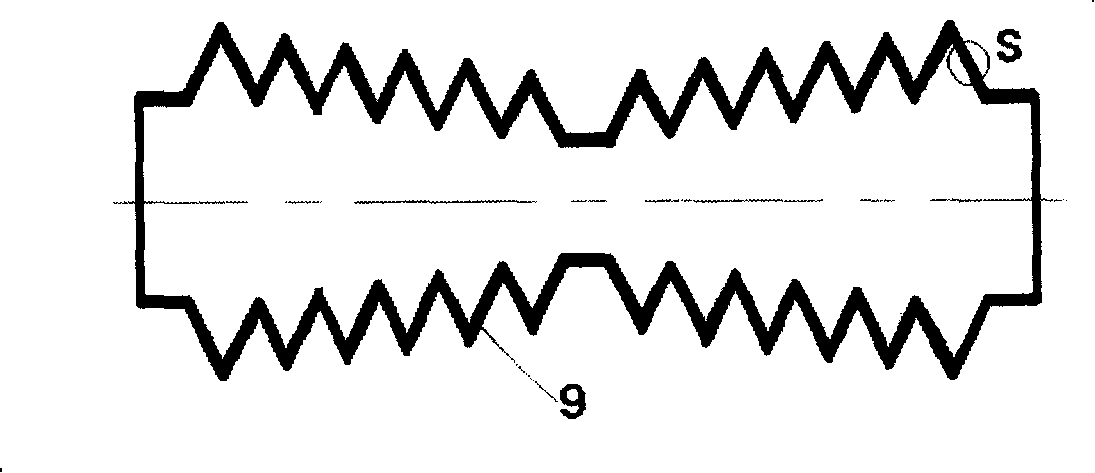 Artificial muscle of flexible difform elastic sylphon bellowss