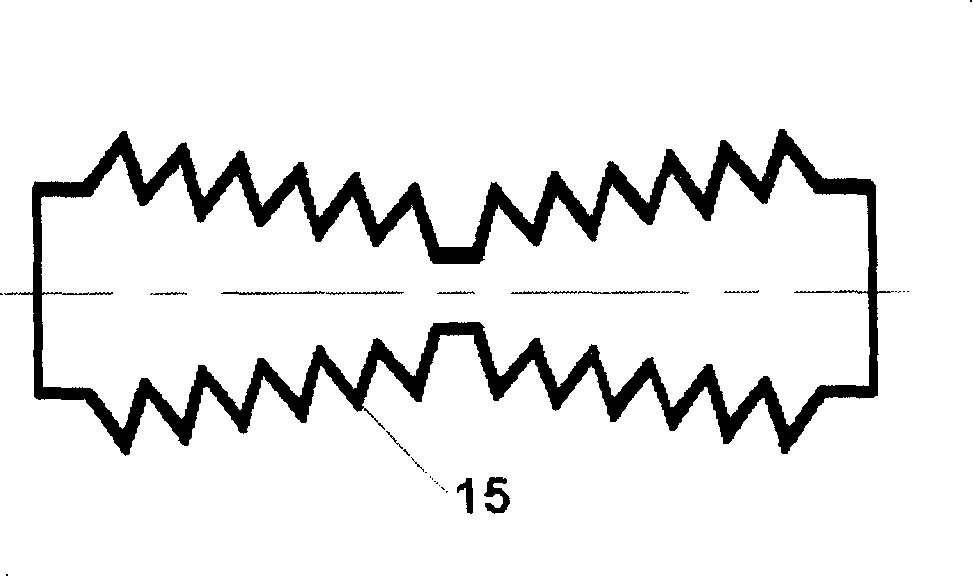 Artificial muscle of flexible difform elastic sylphon bellowss