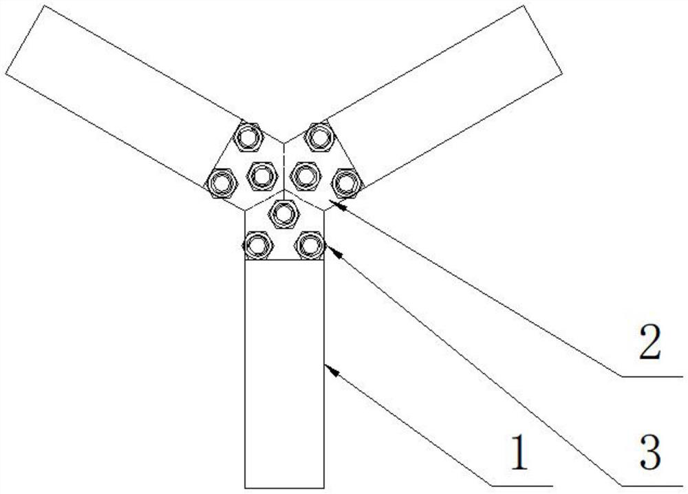 Special lifting appliance for triangular iron core