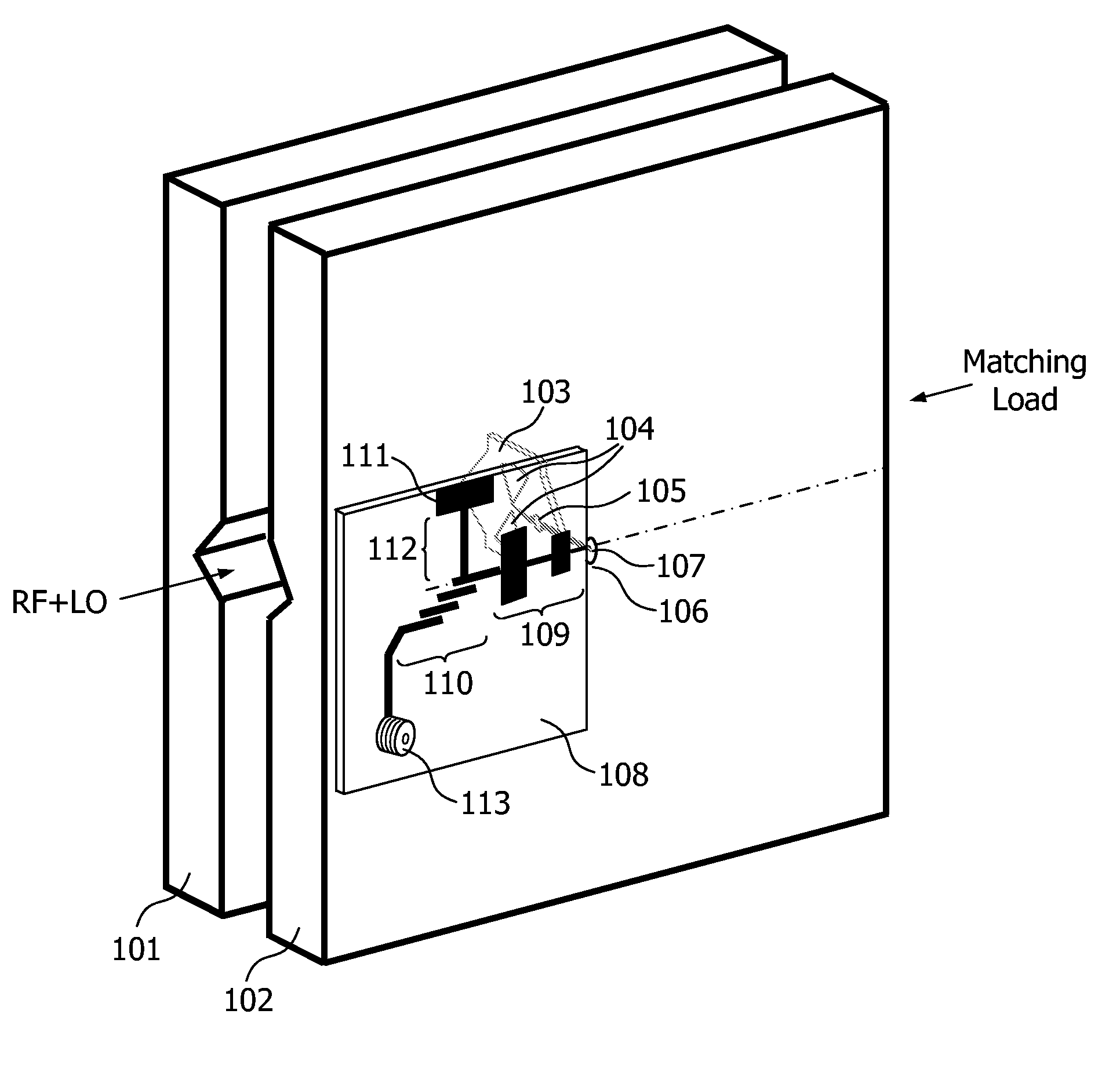 High Frequency Electromagnetic Wave Receiver and Broadband Waveguide Mixer