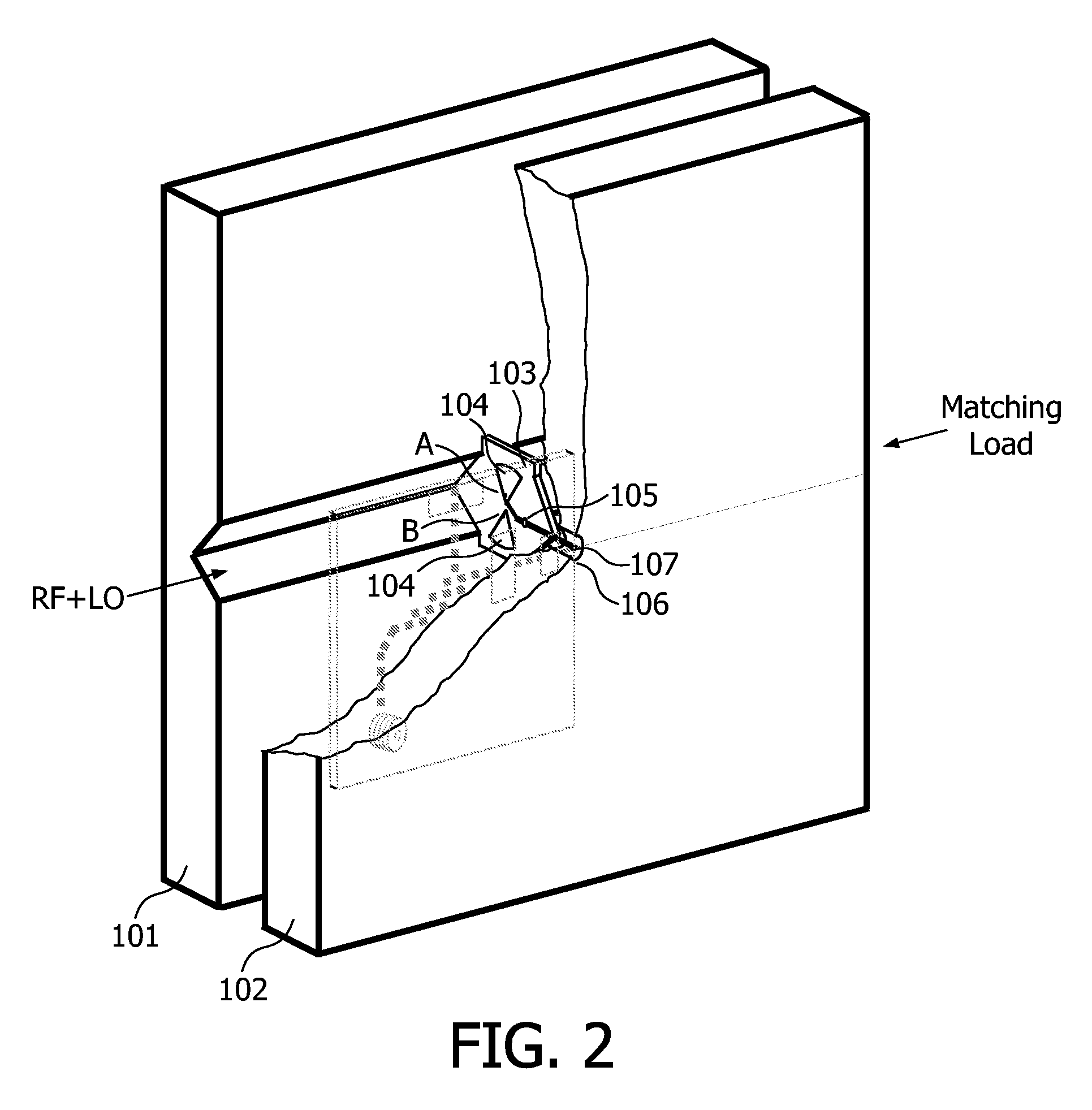 High Frequency Electromagnetic Wave Receiver and Broadband Waveguide Mixer