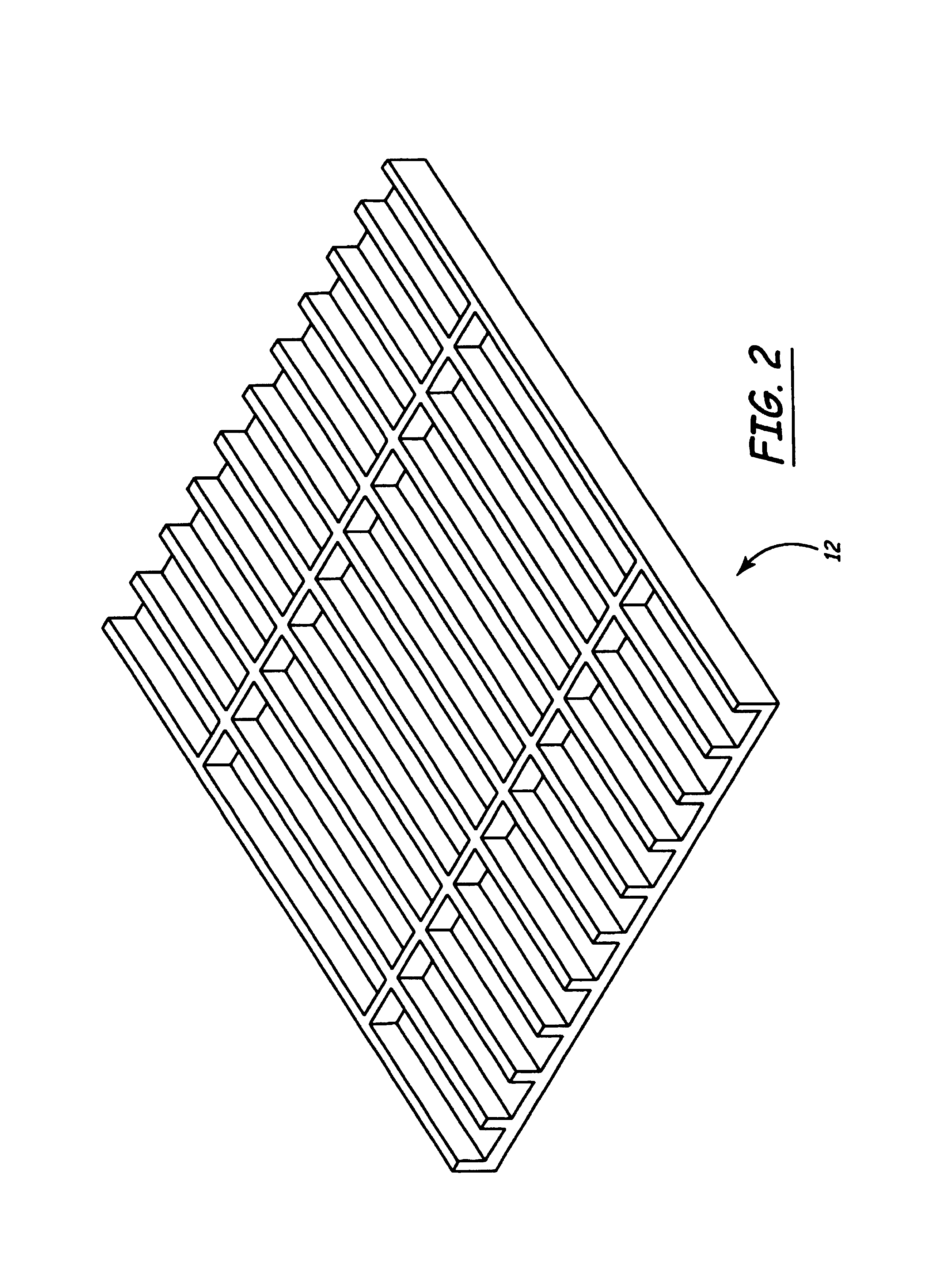 Monolithic part and process for making the same