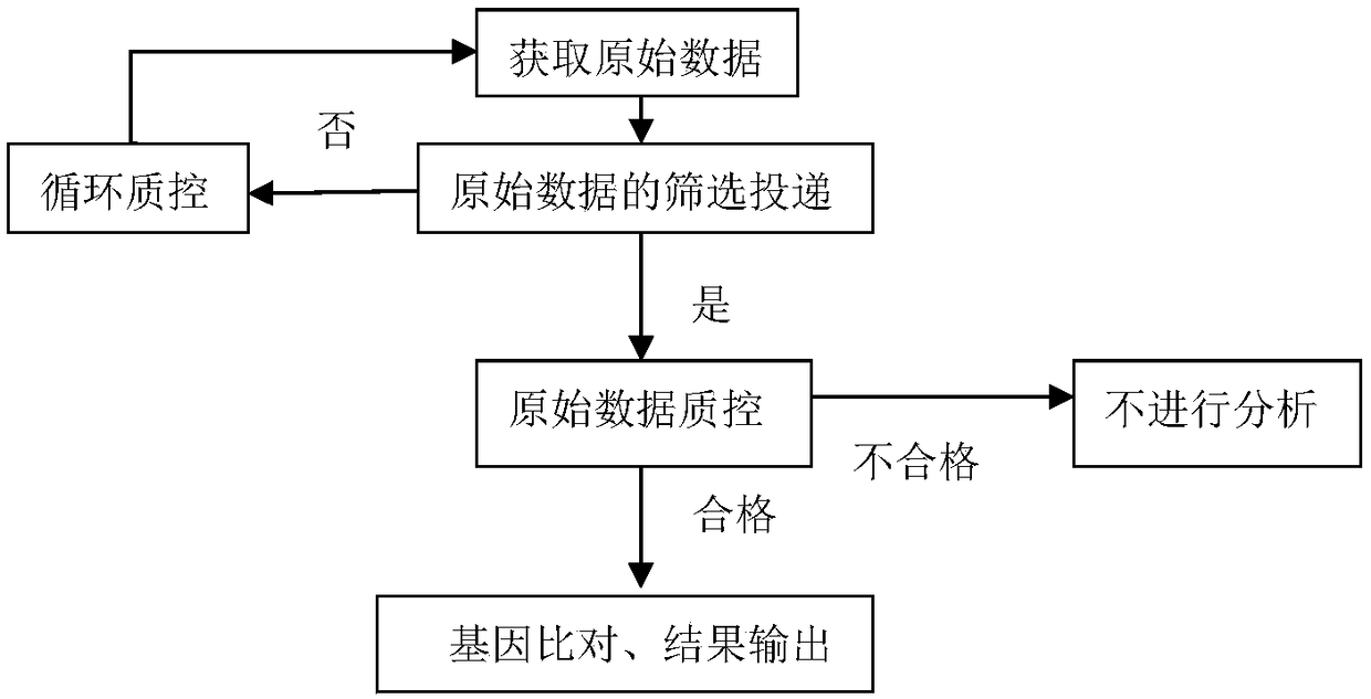 Noninvasive prenatal bioinformatics detection system and method as well as application