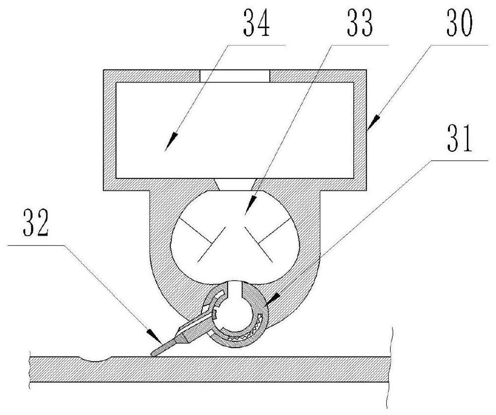 Putty coating repair device and method for plate surface defects